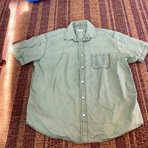 Linen button down
